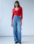 Wide Leg Jean - Vintage Wash