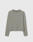 Cotton Striped Long Sleeve T-Shirt