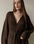 Felted Sweater Coat - Walnut