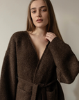 Felted Sweater Coat - Walnut