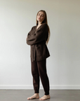 Felted Sweater Coat - Walnut