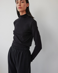 Easy Turtleneck - Black