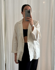 Everyday Blazer - Linen - Laundered Salt