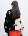 Wool & Mohair Blotch Cardigan