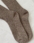 Winter Sparkle Socks - Nutmeg