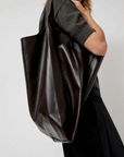 XL Oversized Shopper - Braun