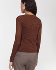 Henna Top - Dark Brown