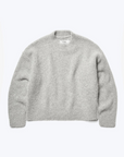 Hold Shearling Sweater - Soft Grey