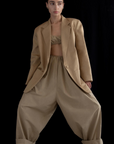 Balloon Pant - Khaki Parchment Poplin