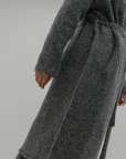 Felted Wrap Coat - Ash