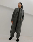 Felted Wrap Coat - Ash