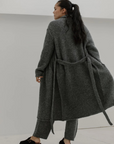 Felted Wrap Coat - Ash